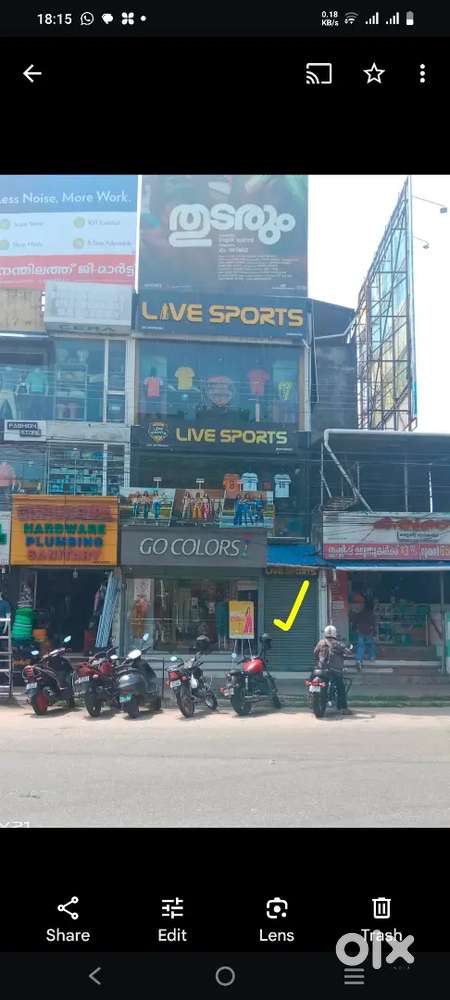 400 sqft. Commercial space for rent @ kesavadasapuram, Trivandrum