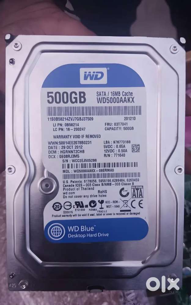 WD Blue Desktop Hard Drive - 500 GB