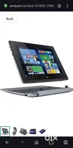 Acer Windows 10, 2 in 1 Touch Screen Tablet