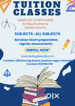 Tuition classes of maths