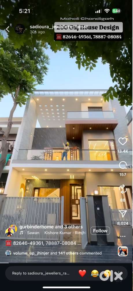 Independent house. Unfurnished