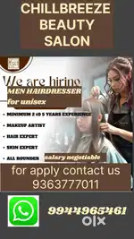 Men hairdresser for unisex salon