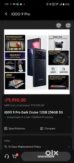 Iqoo 9 pro 12/256
