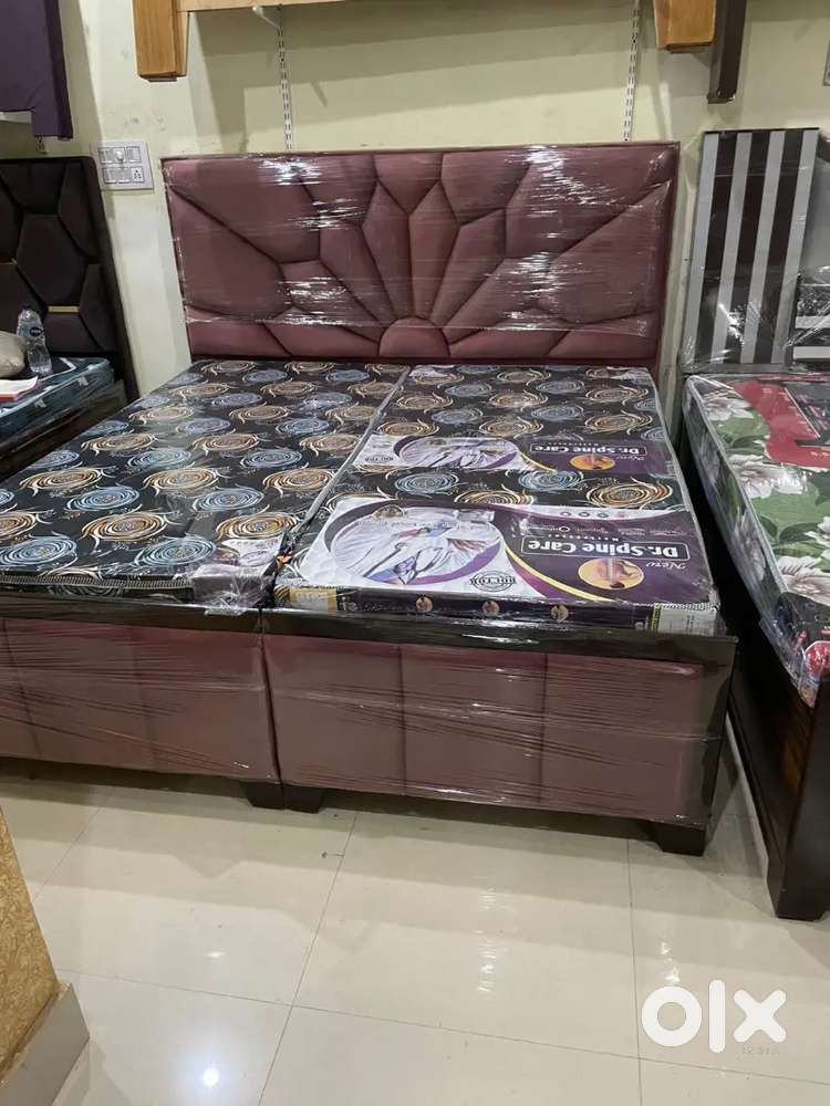 Cushion double bed