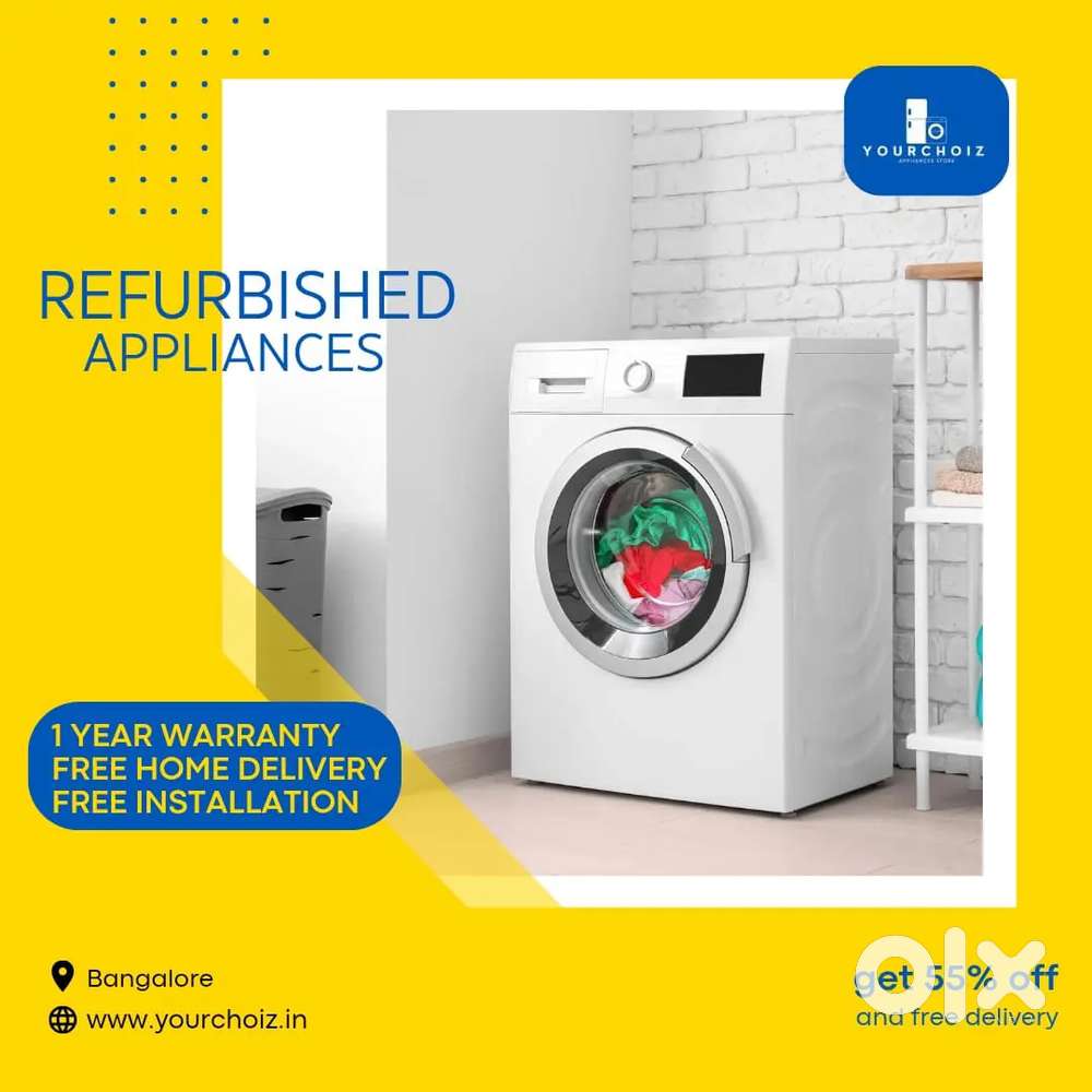 · Fully Automatic Front Load Washer - Bosch, 8 Kg Capacity