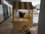 Wooden Cart for Events & Decor.