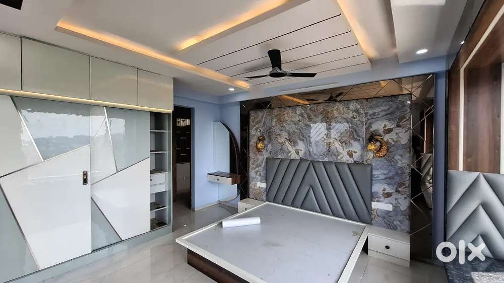 3 BHK Semi-Furnished flat For Rent