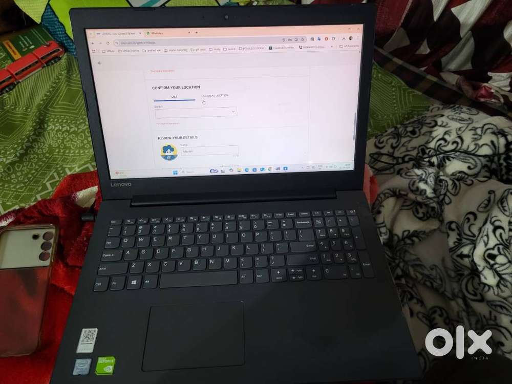 Lenovo Core I5 8th G 8 GB RAM,128 SSD and 1 TB HDD having Graphic card
