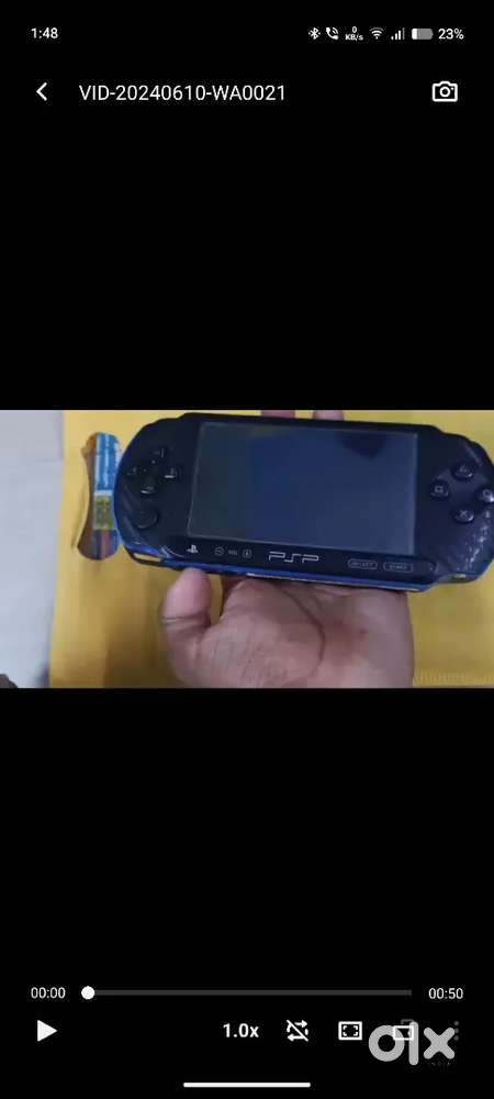 Sony Psp street black colour additional original sd card inside