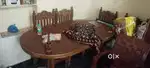 Dinning Table King Size beg with Mattress sofa set