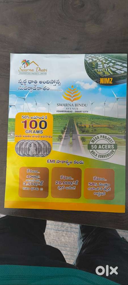 FUTURE HITECH CITY PLOTS  AT ZAHIRABAD