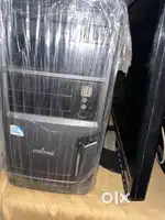 Computer with cpu and printer