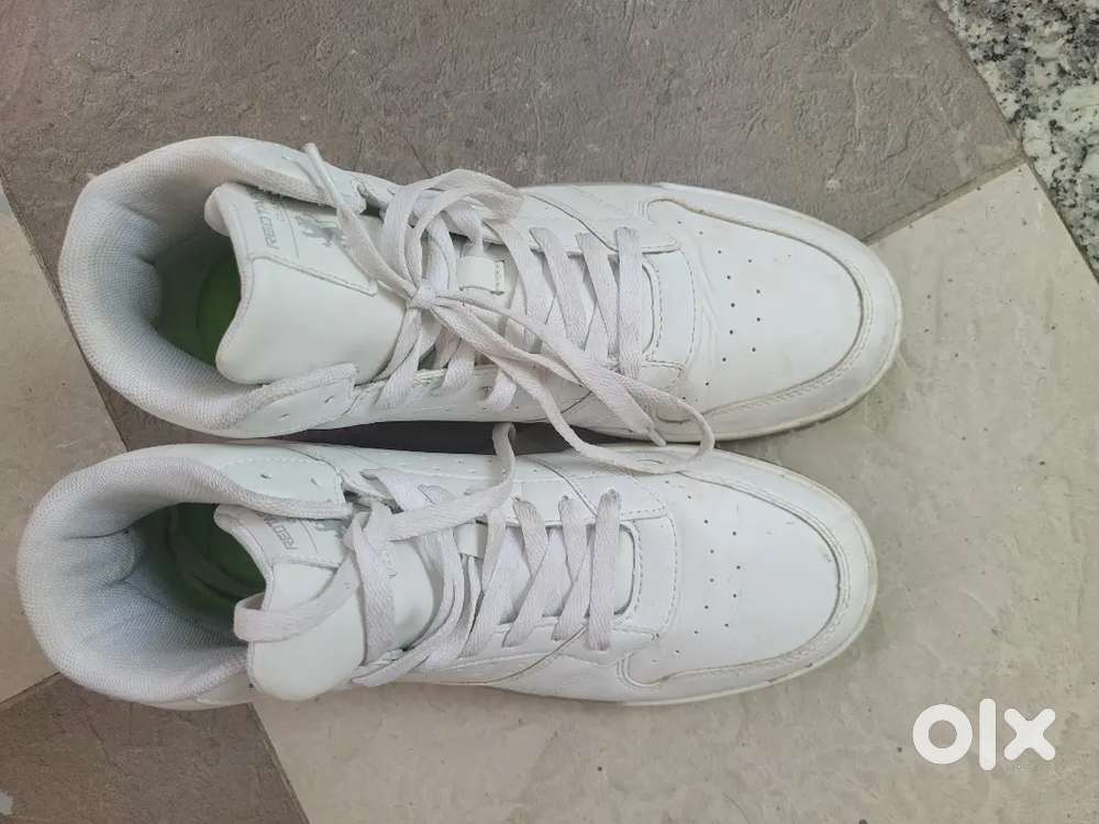 Red tape white sneakers