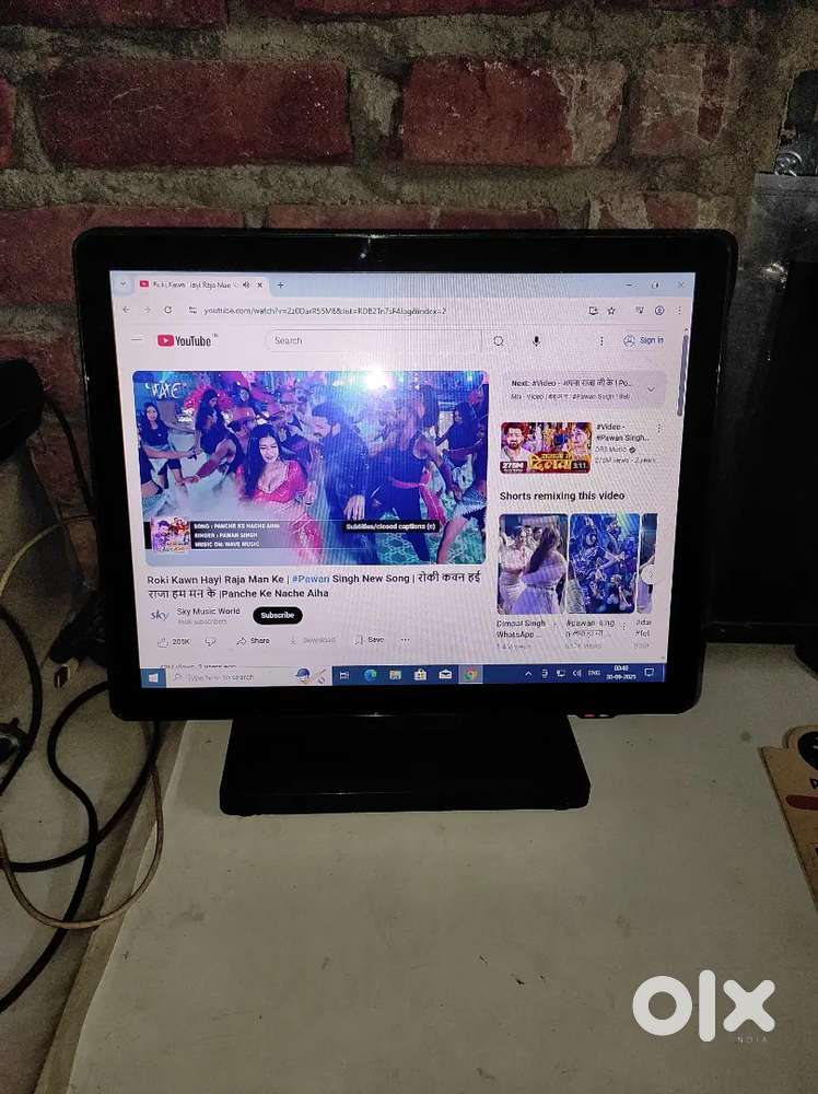 Partner desktop  tach screen