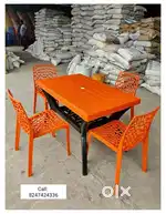 Plastic dining table set - 5600/- Only