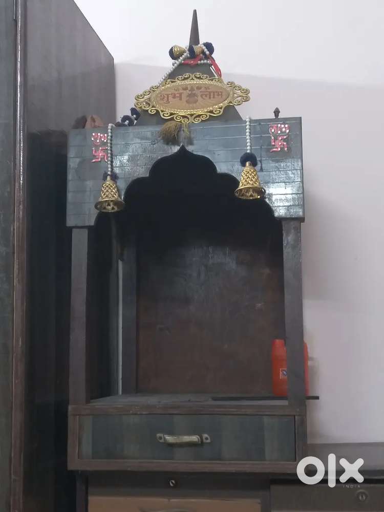 Mandir wooden 2x2 and 3 ft height