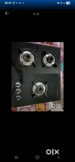 Butterfly 3 Burner Gas Stove - Good Condition