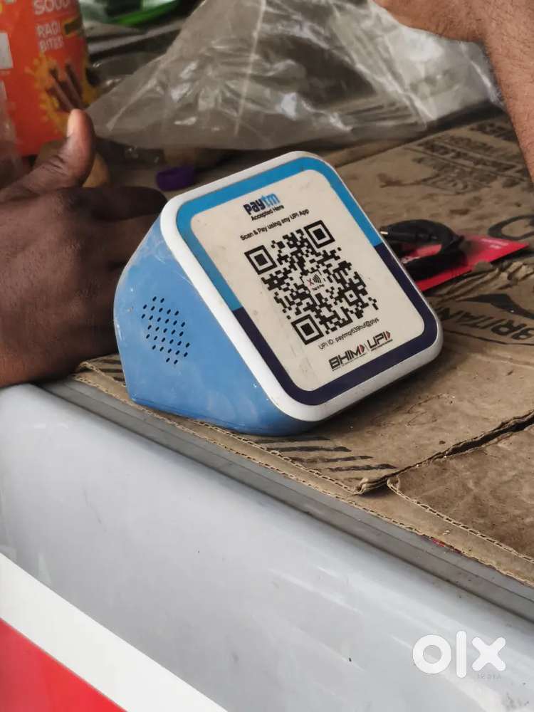 PAYTM QR CODE AND SOUND BOX