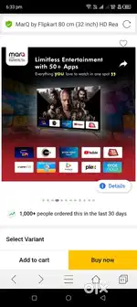 Marq 32inch smart tv brand new hardly used with f&d speaker working