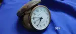 German Vintage manual winding table clock
