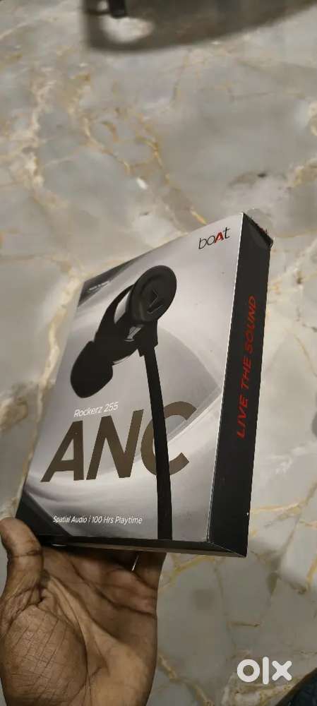 Boat Rockerz 255 ANC bluetooth Neckband with box and warrenty