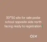 Podar school opposite 30 *50 north facing side