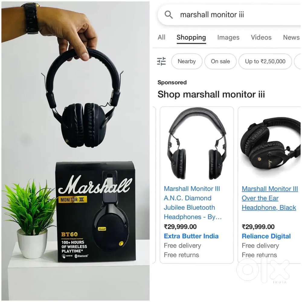 Marshall monitor III wireless headphones