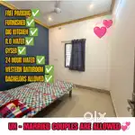 Rooms For Unmarried Couples For Live-in With Kitchen and Bathroom
