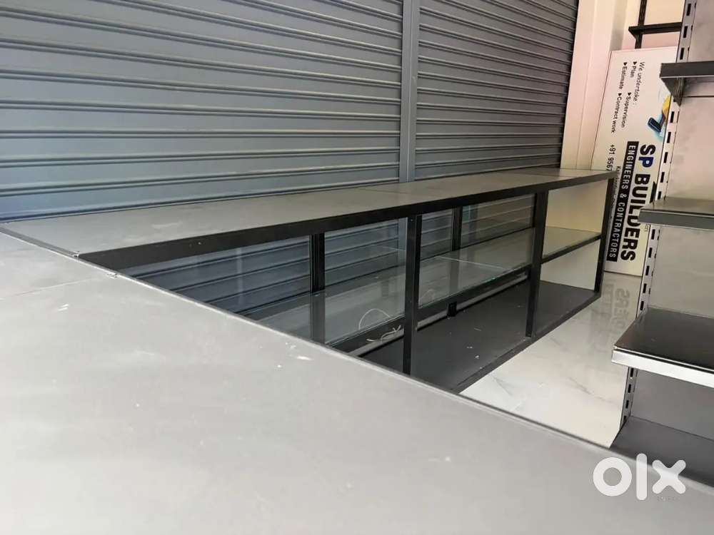 Shop racks & rice bin