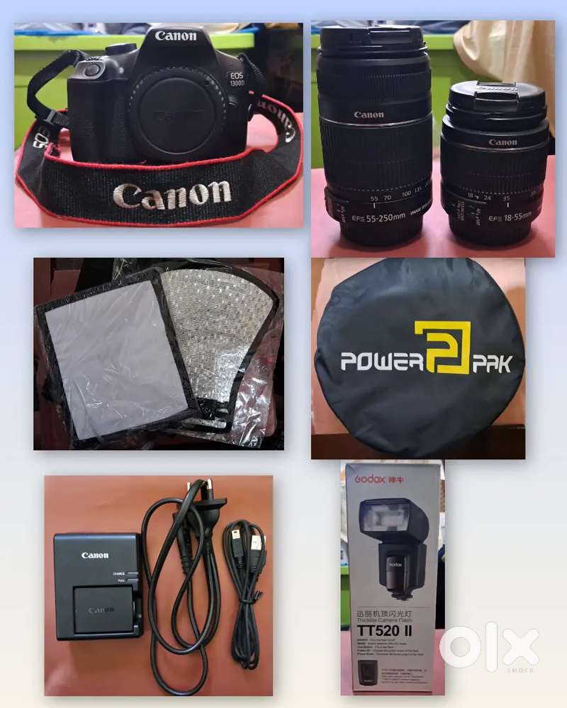 Urgent sale Canon EOS 1300D brand new check Description