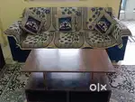 Sofa and center table