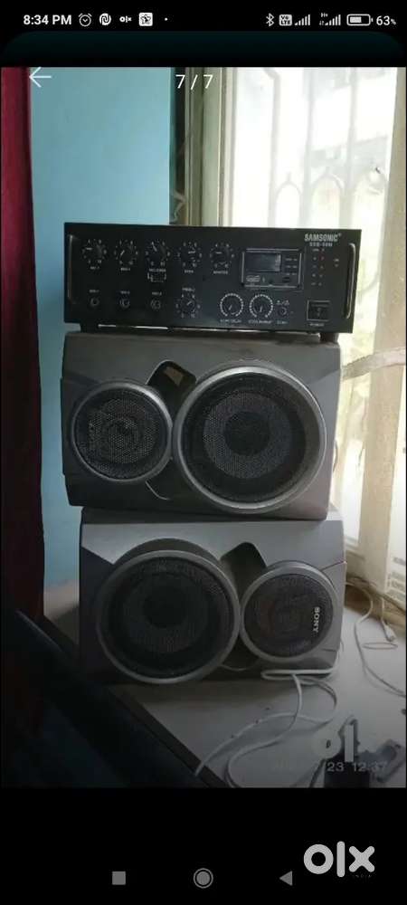 Sound system.