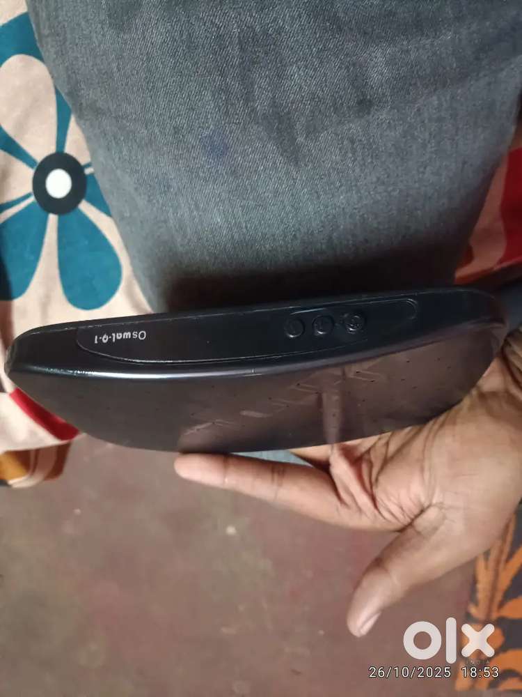 Almost New Oswal DTH Set Top Box with Remote & AV Cable –