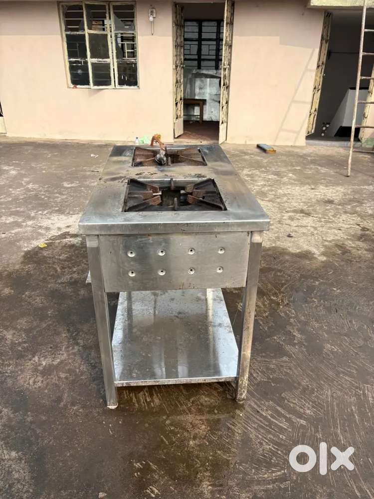 Stainless steel double burner for sale