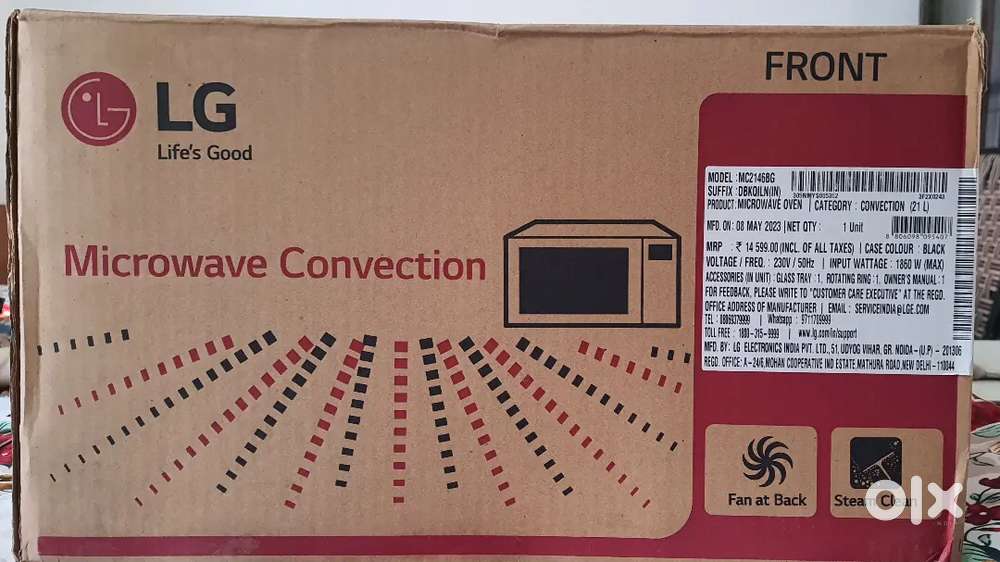 LG microwave convention