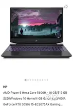 HP ryzen 5, 8gb/500gb SSD , 4gb grafic Card