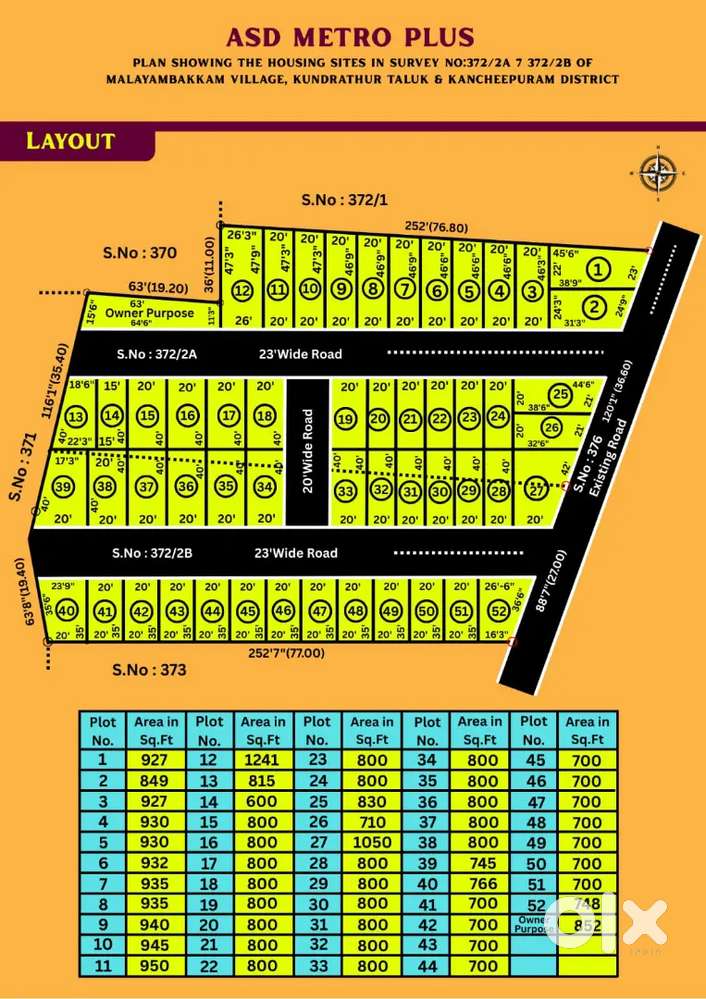Kundrathur Nr Malaiyambakkam CMDA Approved plots just 15L
