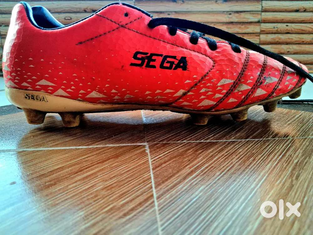 FOOTBALL boots shoe red colour