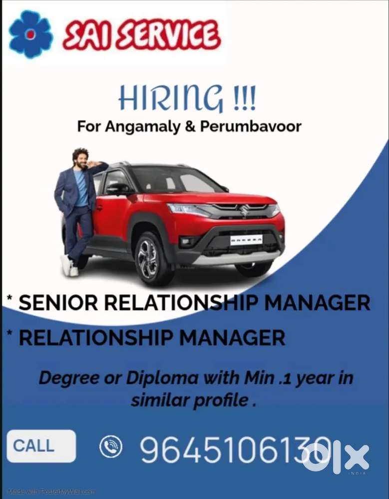 Requirement of Relationship Managers