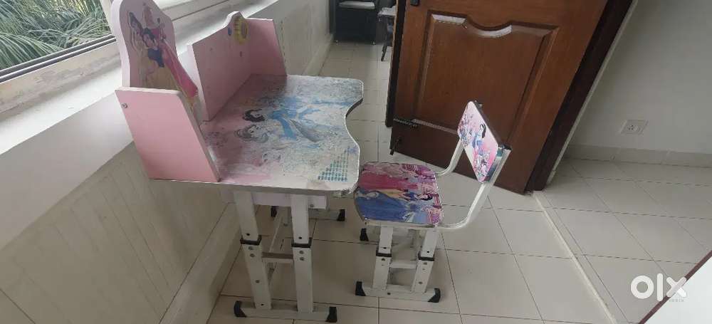 Kids study table with chair