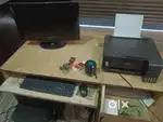 Computer printer finger device