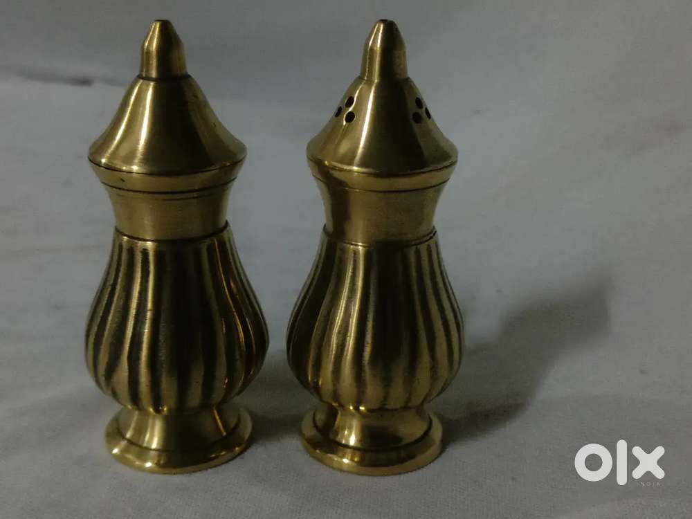 Antique pure brass solid heavy salter sets