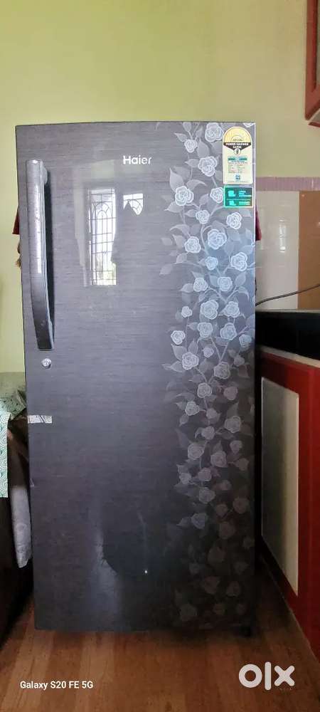 195 ltr Haier Fridge with 5 star rating in excellent condition