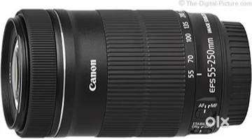 Used Canon EF-S 55-250mm f/4-5.6 IS STM Telephoto Zoom Lens