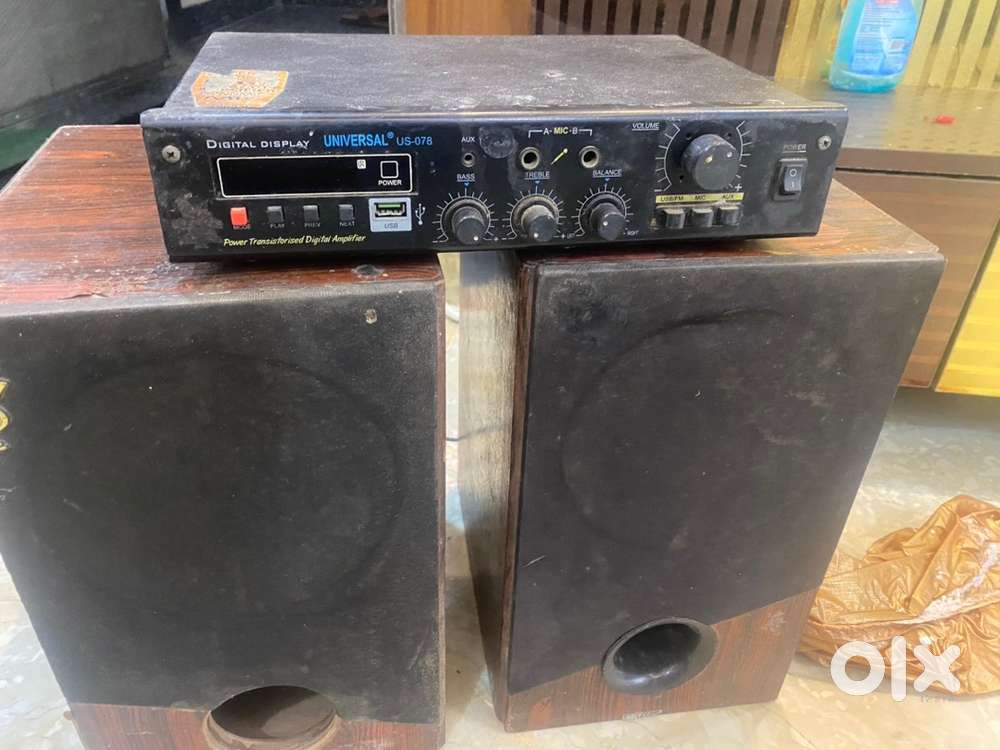 One amp with two speaker