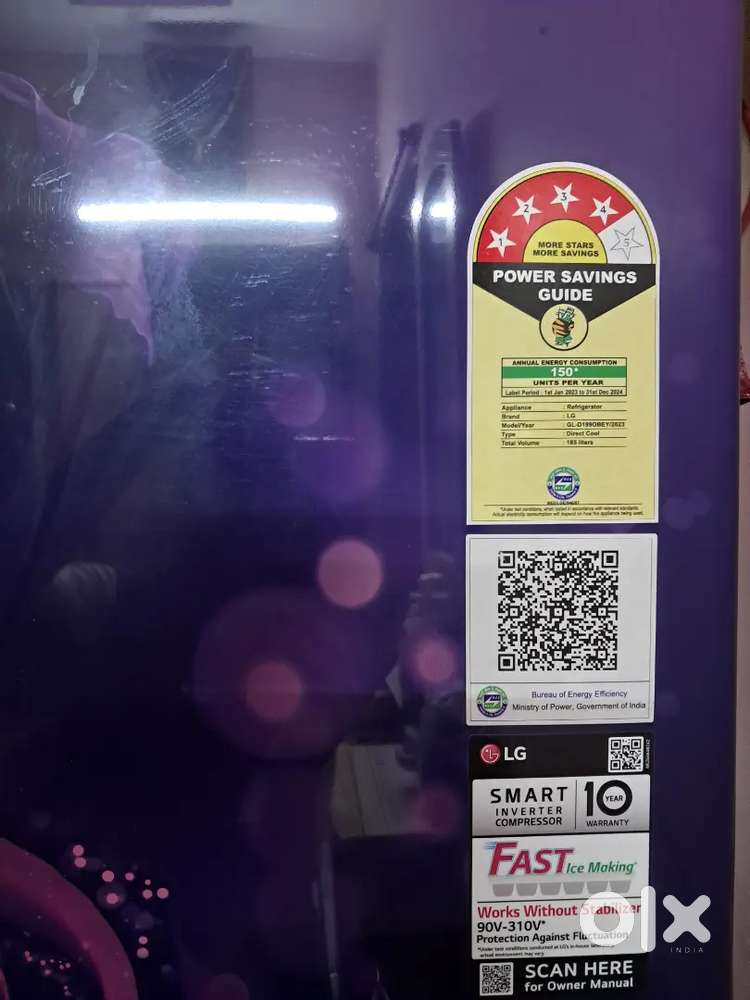 LG Refrigerator 185 Lts