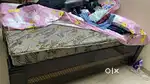 Bed 4 by 6 ft, with 5 inch mattress for sale