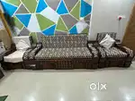 Sofa cum bed with 2 single seater