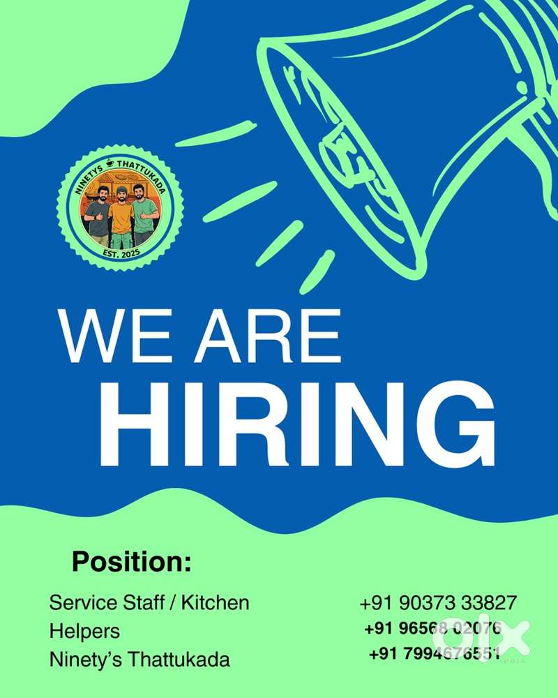 Service Staff Kitchen Helper