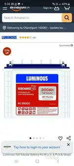Luminous inverter battery whole sale